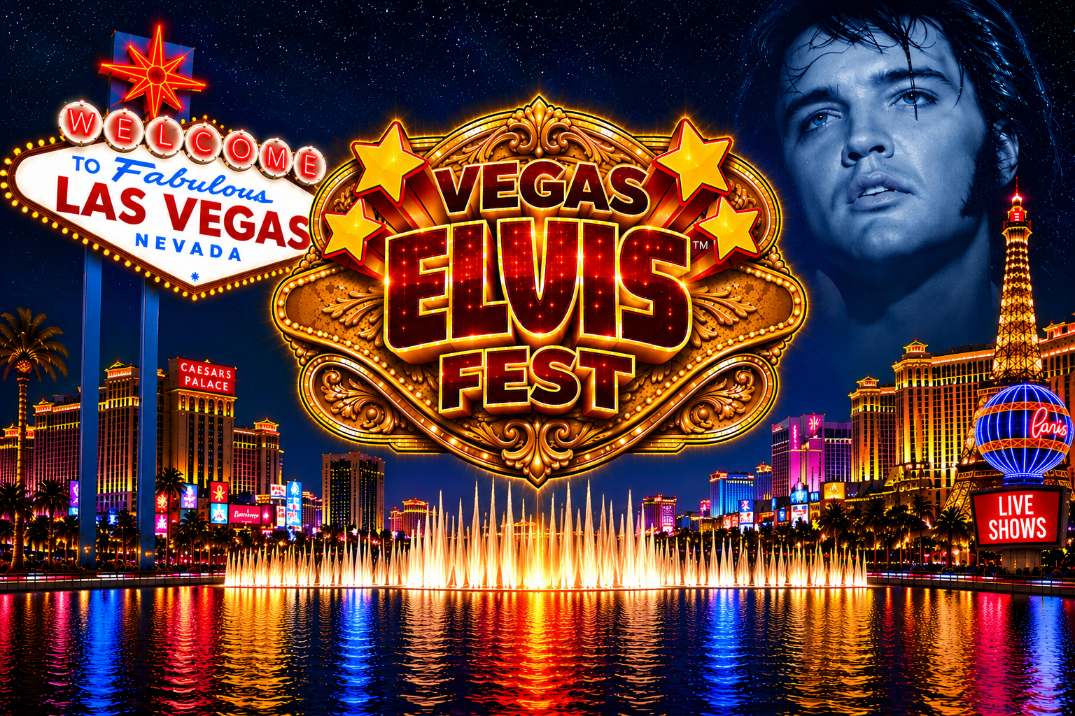 Vegas Elvis™ Fest 2027 – Las Vegas show tickets at Athena Showlounge